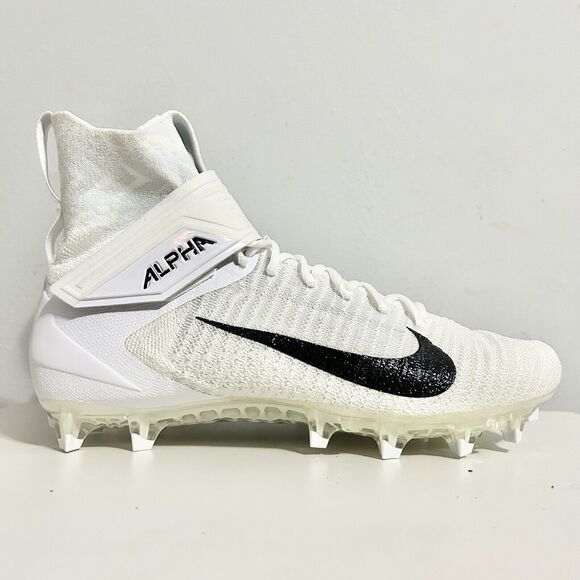 Nike Alpha Menace Elite 2 “White Wolf Grey" Men's Size 11-12 Football Cleats - Picture 2 of 10